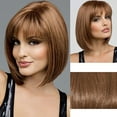 thumbnail image 4 of Eisoary Short Wigs Fashion Silky Realistic Bob Wigs Short Straight Wig for Lady, 4 of 11