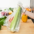 thumbnail image 6 of AMZ Supply Jumbo Gusseted Poly Bags 10 x 8 x 24. Large Clear Bags 10x8x24. 2 Mil. , Health Needs Pack of 500, 6 of 6