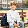 thumbnail image 5 of Abcomgle Boys Long Sleeve T Shirts Size 7-8 Crewneck Fall T-Shirts for Kids Boys Thermal Basic Top for Boys Loose Waffle Boys Tee Tops, 5 of 8