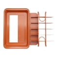 thumbnail image 2 of Brownie Pan Brownie Pan with Dividers Non-stick Divided Brownie Pan with Removable Loose Bottom Baking Mold Pastry Baking Tool for Birthday Cake Party Dessert Restaurant Kitchen Gadgets, 2 of 7