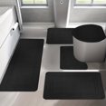 thumbnail image 7 of kladzum Bathroom Rug Sets 5 Piece, Soft Absorbent Bath Rug Sets Non-Slip Soft Carpet Mats Set with U-Shaped Toilet Mat, Machine Washable Bath Rugs for Bathroom, Tub, Shower, Floor Mats, 7 of 7