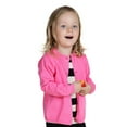 thumbnail image 6 of Baby Girls Boys Button-Down Cardigan Toddler Cotton Knit Uniform Sweater 1-7T Kids,Pink, 6 of 8