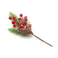 thumbnail image 2 of Christmas Decorations Clearance! Christmas Flowers Artificial Christmas Artificial Flowers Scattered White and Red Fruit Cuttings Christmas Artificial Flowers, 2 of 9