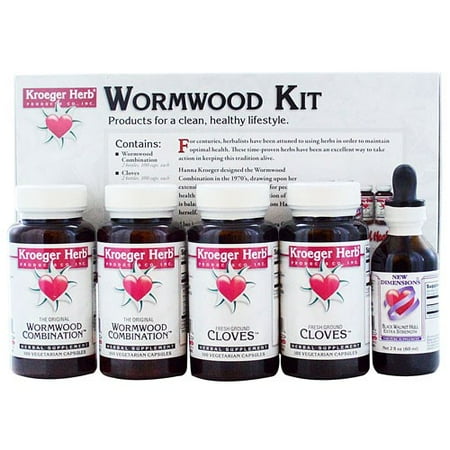 - Kroeger Herb Wormwood Parasite Control Kit