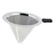 thumbnail image 4 of Embudo cónico con filtro de malla fina reutilizable de doble capa para café helado 12x12x7.5cm, 4 of 9