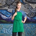 thumbnail image 4 of Uncommon Threads 3010-1100 Ajustable Bib Apron No Pockets in Kelly, 4 of 4