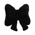 thumbnail image 2 of CoudarTitie Bow Pillow Back Support Bowknot Throw Pillow for Auto Seat Office Home Decor Black, 2 of 9