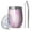 White, variant on Floral 12oz Stainless Steel Insulated Wine Tumbler with Lid and Straw – Double Wall Vacuum Mug for Hot & Cold Drinks, 304 Steel Interior, Sweat-Free Design,Thanksgiving,Christmas, Spring,Flower