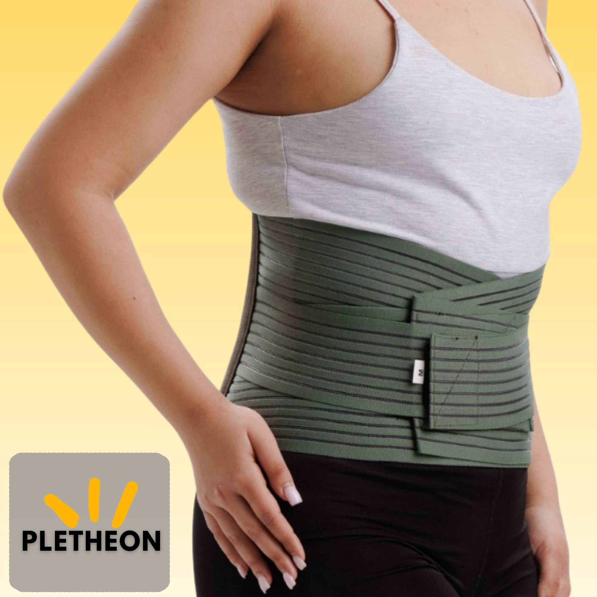 Adjustable Lumbar Support Belt for Lower Back Pain Relief Waist Brace for Men and Women | Posture Correction & Spine Support