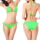 thumbnail image 2 of Conjunto de Bikini Acolchado sin Mangas, Traje de Baño de Corte Alto para la Playa Y la Piscina, 2 of 6