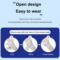 thumbnail image 2 of Yibooy 1pc Wrist Support Nylon Adjustable Arthritis Wristband (L Grey Left Hand), 2 of 10