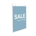 thumbnail image 4 of Classic Image Wall-Mount Sign Holder, Portrait, 8 1/2 X 11, Clear | Bundle of 2 Each, 4 of 5