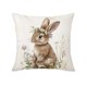 thumbnail image 2 of CREATITOY Easter Rabbit Printed Pillow Cover Decorative Cushion Case for Sofa Living Room Decor (No Insert), 2 of 6
