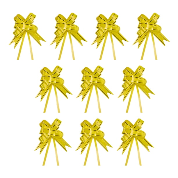 Kits de Decoración Advancent 10 Piezas Lazo Amarillo Oro