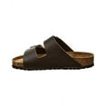 thumbnail image 2 of Birkenstock Unisex Arizona BS Leather Dark Brown Sandals 14 W / 12 M US, 2 of 4