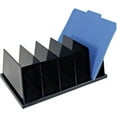 thumbnail image 4 of Oic Desktop File Sorter - 9" Height X 13.5" Width X 5" Depth - 5 Compartment[s] - Plastic - Black (OIC21222), 4 of 6