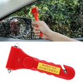 thumbnail image 4 of Martillo De Coche Rojo De Aleación De Aluminio De Diseño Humanizado, Autobús De Vehículo Para Tren De Seguridad En El Hogar área Pública Ventana Oficina Escuela, 4 of 8