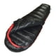thumbnail image 5 of Saco de dormir térmico de plumón para camping, senderismo, mochilero, oficina, saco de dormir momia a presión 400g negro, 5 of 9