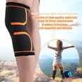 thumbnail image 2 of Manga de protección para deportes al aire libre/interiores unisex para adultos, rodillera naranja XL, 2 of 8
