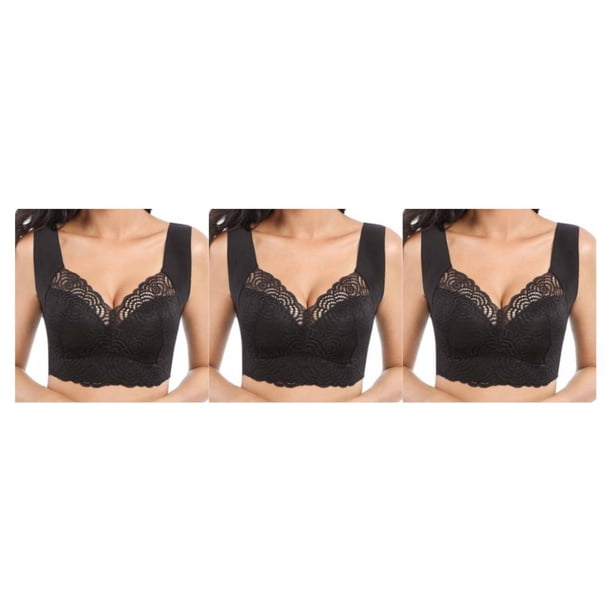Qarigey Ropa interior de gran tamaño sin costuras La espalda deportiva brinda un soporte estable y sin sacudidas Estilo de camiseta sin mangas Type1 NO1