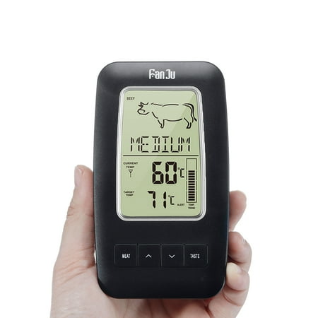 

Digital Wireless Barbecue BBQ Meat Grilling Thermometer with 60m Receiver