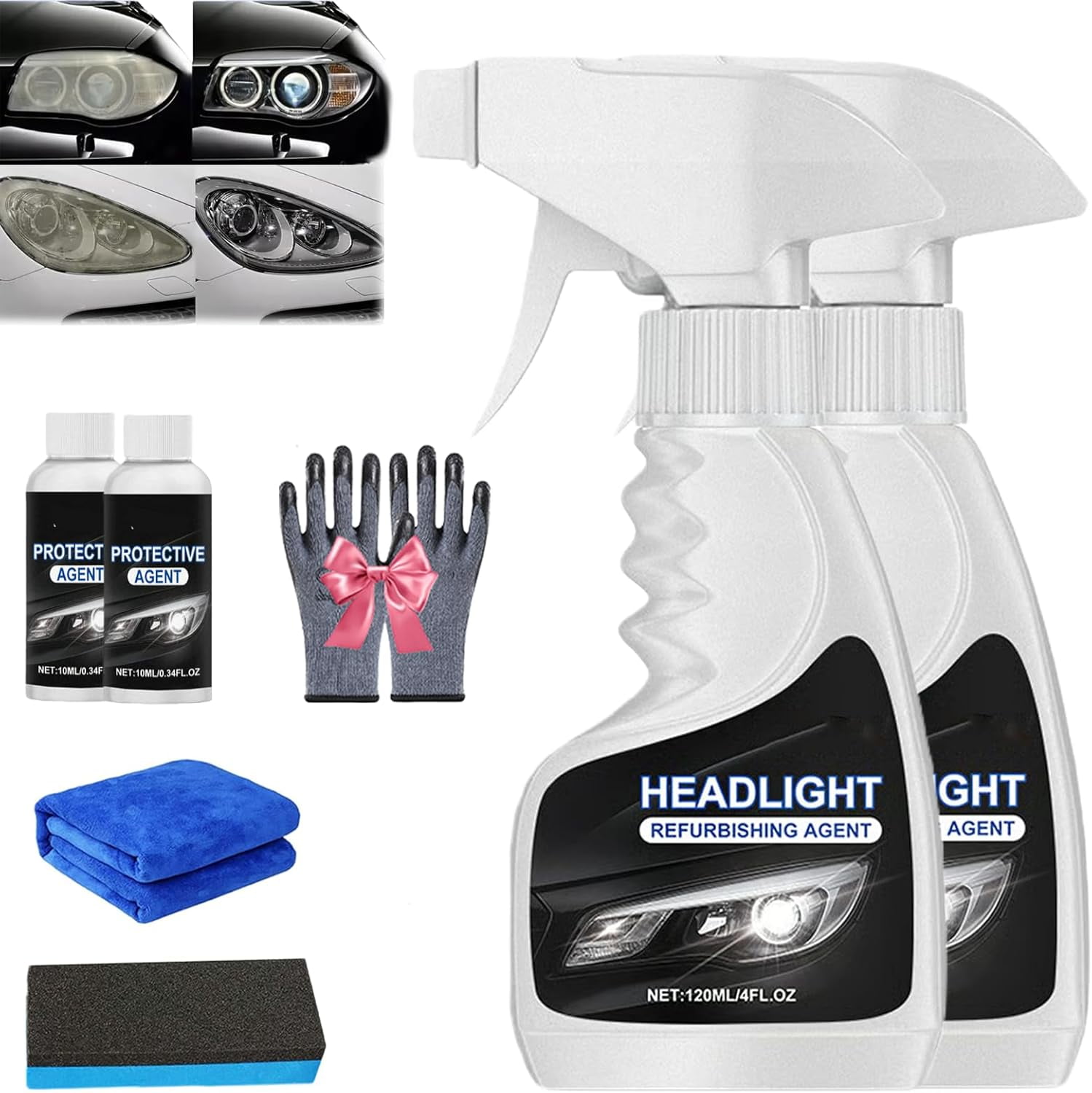 ★子供用 3点セット メンテナンス.HOTWAX済 おまけ付★ k2 head CERAKOTE® Automotive Headlight Restoration Pro Pack - 20 Clear