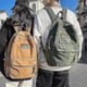 thumbnail image 2 of 2026 New Couples Style College Student Backpack Ins Cool Girl Boy Canvas Green Laptop Fashion Female Back, 2 of 4