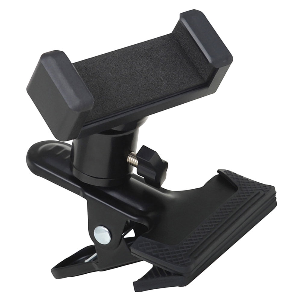 SOPOTUTU Guitar Phone Supporting Bracket Black for Live Streaming and Recording