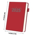 thumbnail image 3 of 2025 Weekly Planner Notebook Hardcover 2025 Calendar Planner With Monthly Tab 80gsm Thick Paper Daily Planner 365-day Office Plan, 3 of 8