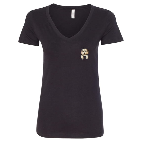 Inktastic Pocket Goldendoodle Women's V-Neck T-Shirt