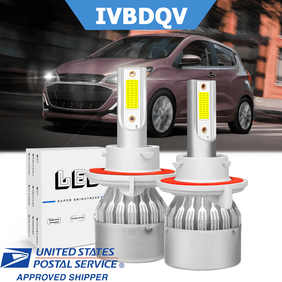 For Chevy Spark 2016-2020 LED Headlight Bulb Replacements H13/9008 High&Low Beam