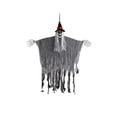 thumbnail image 1 of Sombrero de Halloween, accesorios de decoración, bruja femenina, tocado de bruja adulta, vestido, sombrero de vacaciones para niños, 1 of 2