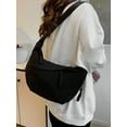 thumbnail image 5 of Crescent Crossbody Bags for Women Nylon Slouchy Sling Hobo Bag,Spacious Dumpling Shoulder Handbag Cross Body Purses, 5 of 7