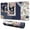 Pioneer Flower Floral-2, variant on Long Mouse Pads for Desk,Pioneer Flower Floral Print Pattern Desk Mats on Top Of Desks, Desk Mouse Pad Extra Large with 3mm Non-Slip Base and Stitched Edge for Gaming,Office,Work,Home 31.5"x11.8"