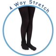 thumbnail image 4 of Jefferies Socks Girls Smooth Nylon Microfiber School Uniform Dress Tights 4 Pair Pack, 4 of 4