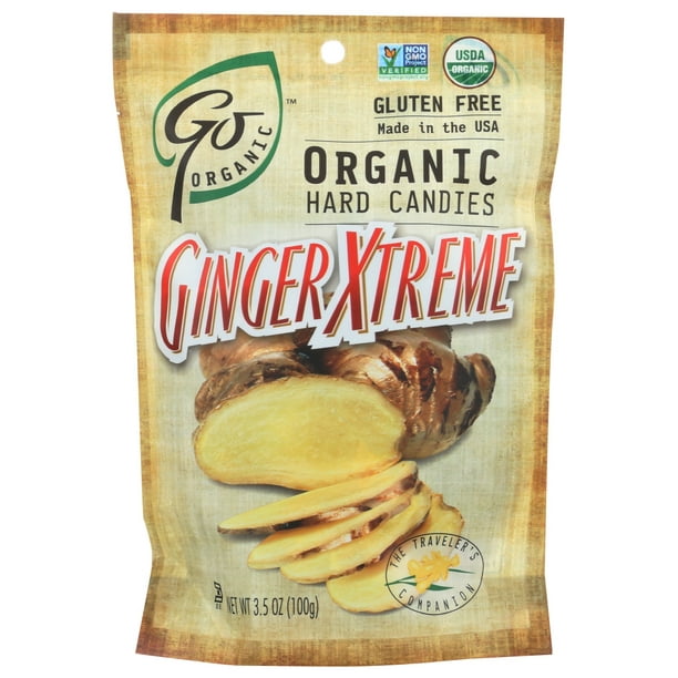 Go Organic Hard Candy Ginger Xtreme 3.5 Oz , 3.5 Oz