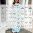 thumbnail image 3 of BXJX Girls Outfit Sets Long Sleeve, 2 Piece Fleece‑Lined Casual Hoodies and Sweatpants Kids Clothing Sets Light Blue Size 5-6 T, 3 of 6