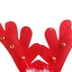 thumbnail image 3 of Red para El Pelo con Cuernos de Reno de Ciervo Navideño con Decoración de Campanas Y Plumas Sunnimix Venda, 3 of 5