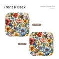 thumbnail image 2 of Multi-Size Leather Tray Four Corners Four Button Design Anti-Scratch Waterproof Convenient Cleaning Convenient Storage Fall Flowers Lily Flower Butterflies Bees Small, 2 of 8