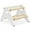 White and Natural, variant on Dream On Me Skyward Multipurpose Kids Step Stool with Anti-slip Base In Black