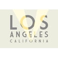 thumbnail image 3 of Los Angeles, California, Spotlights (100% Cotton Tea Towel, Decorative Hand Towel, Kitchen and Home), 3 of 3