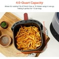 Air Fryer 2.1 Qt, 4in1 Small Mini Airfryer, Bake, Roast, Reheat, 97