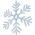 thumbnail image 5 of Northlight LED Lighted Snowflake Christmas Window Silhouette - 24.5" - Pure White and Blue, 5 of 5