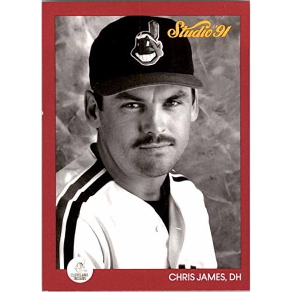 1991 Studio #45 Chris James MLB Baseball Trading Card