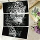 thumbnail image 4 of Juego de 3 calcomanías de leopardo africano para muebles y manualidades, 30x15 cm (12x6 pulgadas)., 4 of 9