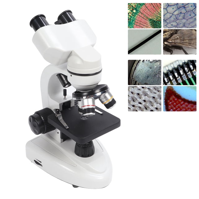Microscopio binocular zjchao, Microscopios binoculares 40x-5000X ROBIÓNA DE 360 Imagen Clara Plataforma de Microscopio Estéreo de Alta Definición Mini Microscopio