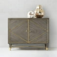 thumbnail image 4 of Beaumont Lane Accent Chest in Gray with Gold Accents, 4 of 5
