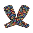 thumbnail image 2 of Bingfone Farmers Gardening Sleeves Sun Protection Arm Cooling Sleeves for Women Men with Thumb Hole - Colorful Pineapples1, 2 of 8