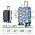 thumbnail image 5 of JUNZAN Corgi Print Washable Luggage Cover - Fashion Suitcase Protector Fits 18-32 Inch Luggage, 5 of 8