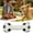 White, variant on Squeaky Chew Vinyl Barbell Shape Teething Interactive For Puppies And